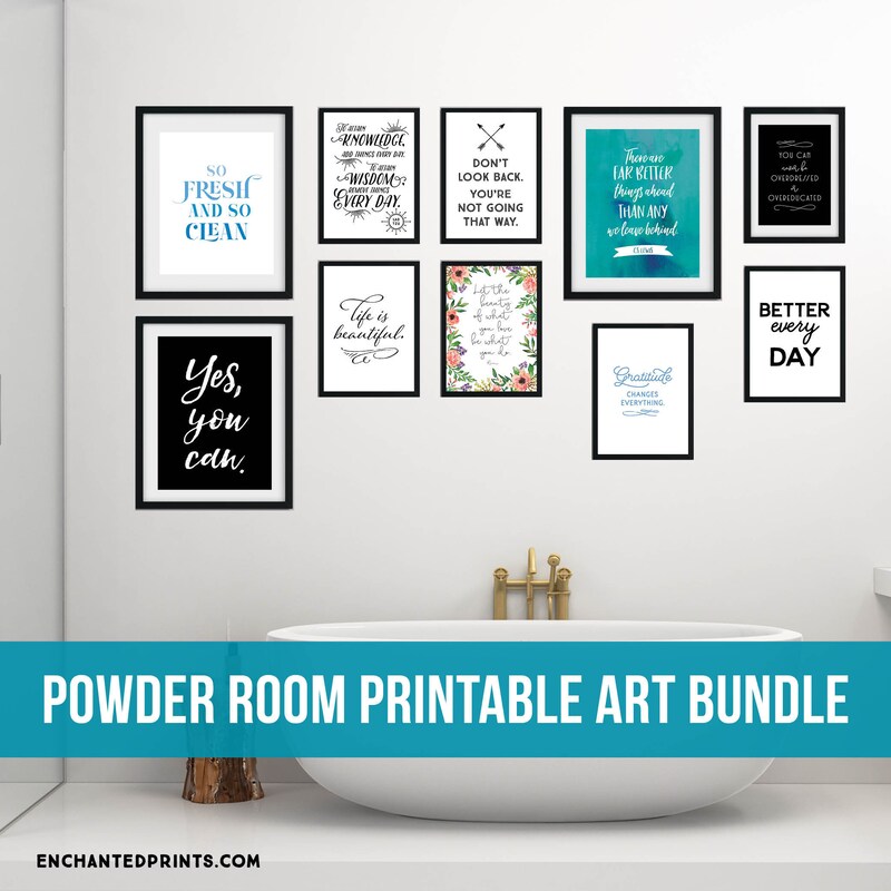 Powder Room Art - Etsy