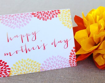 Printable Mother's Day Card and Gift Tags - Instant Download