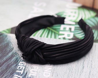BLACK FABRIC HAIRBAND 425458