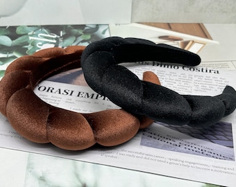 Braided Velvet Headband: Wide Plait Woven Alice Band