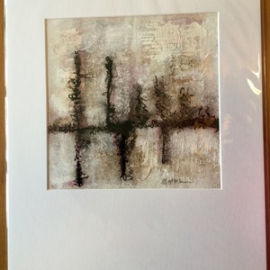 Love Letter Series 1 Pintura original Acrílico textura arte abstracto B G Morrow