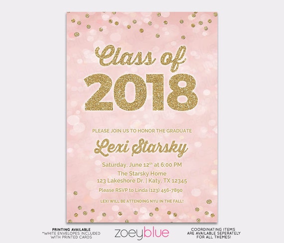 graduation invitation class of