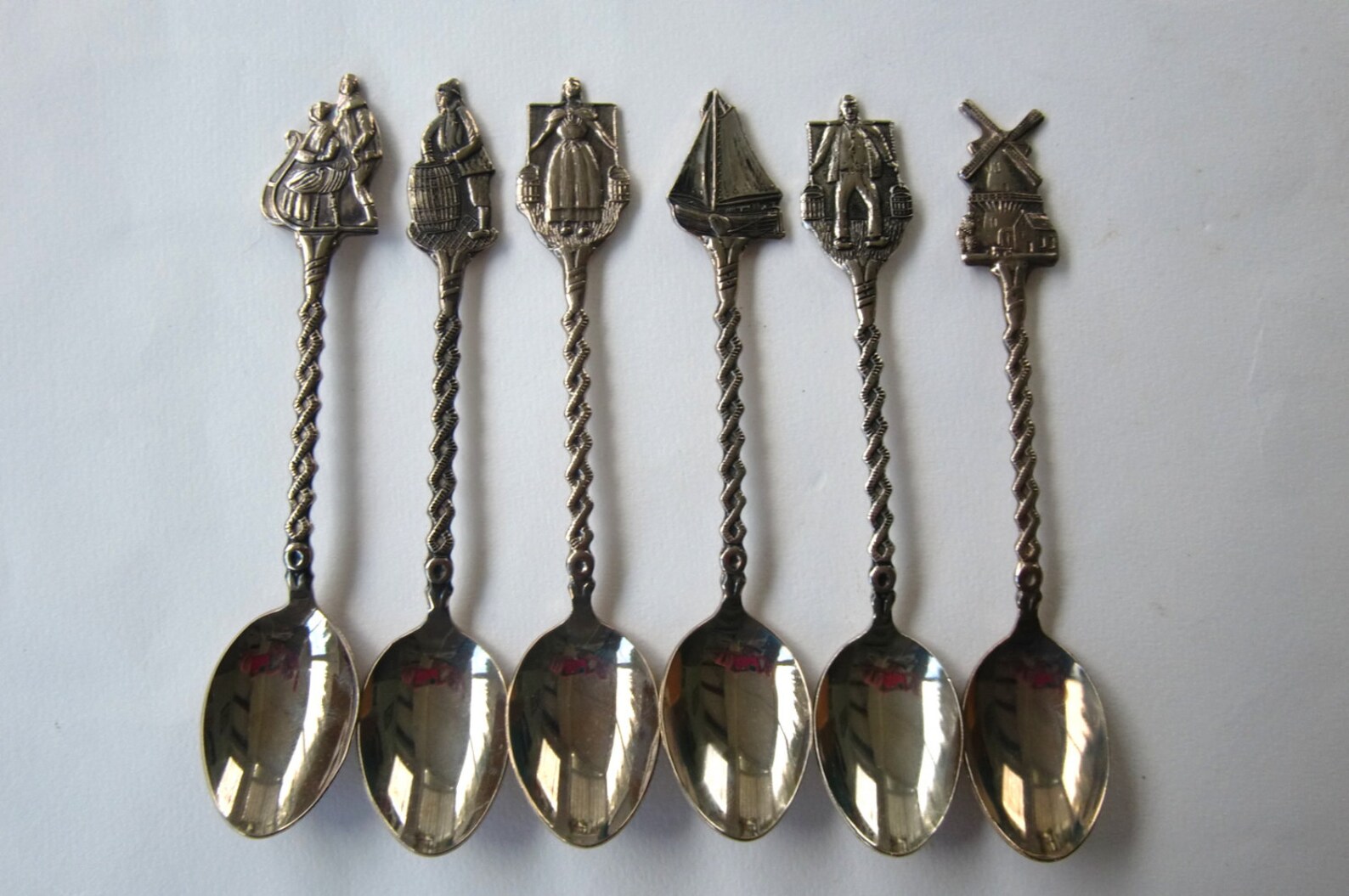 Vintage Holland Silver Plate Teaspoons Collectible DemiTasse Etsy