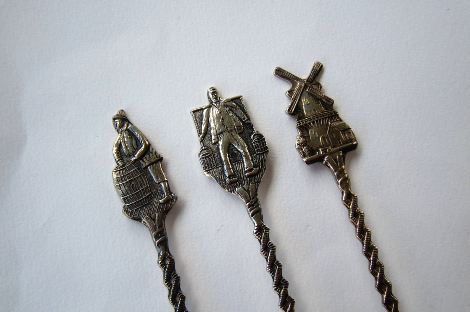 Vintage Holland Silver Plate Teaspoons Collectible DemiTasse Etsy