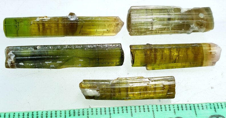 41 Carats Beautiful Green Color Tourmaline Crystal Type Very Nice Quality from Afghanistan