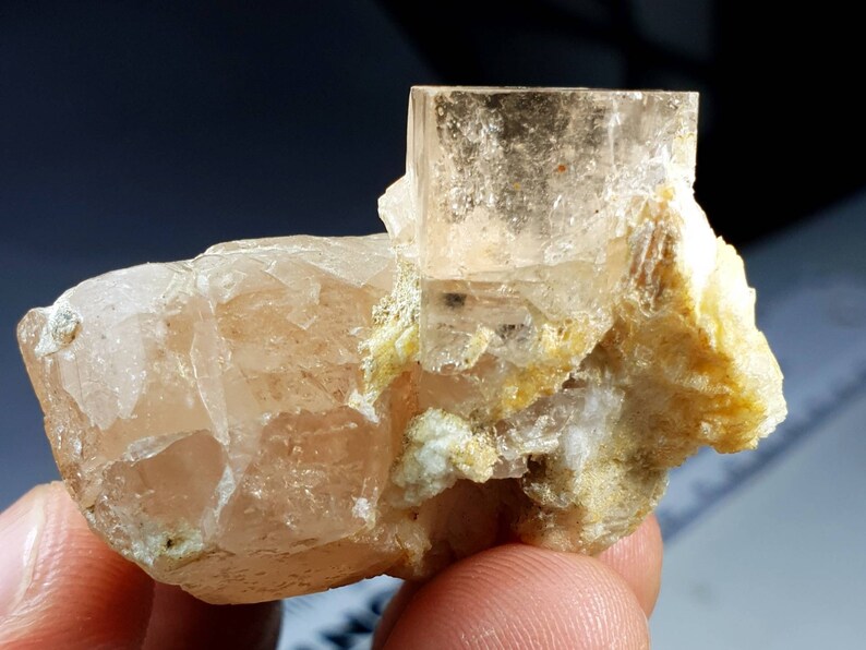 228 Carats Beautiful Fully Luster Natural Color Topaz Crystal Specimen Damage Free Very Unique Quality from Pakistan