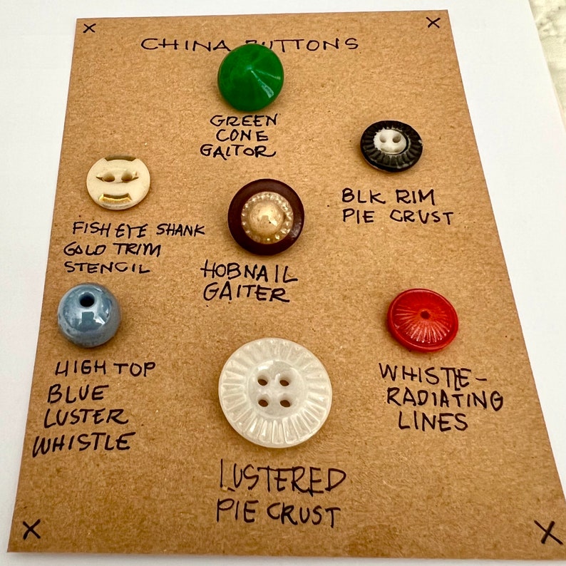 Instant Button Collection Antique China Buttons Etsy
