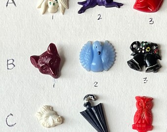 Vintage Realistic Buttons Grp 2
