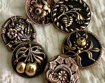 Stunning Victorian Brass Buttons