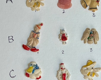 Early Plastic Realistic Buttons