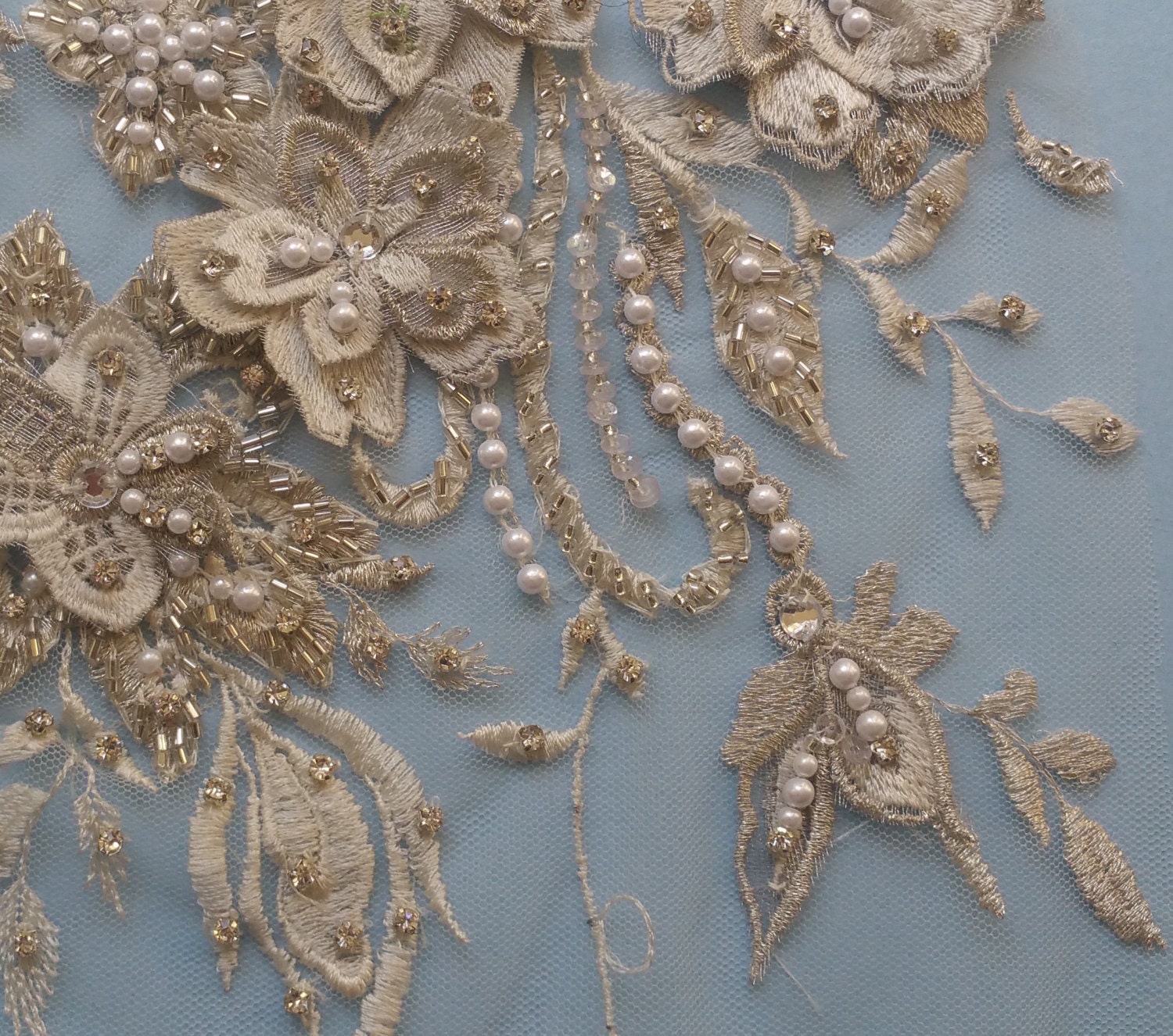 Couture Beaded and Embroidered Trim rinaldi Priced per Yard - Etsy UK