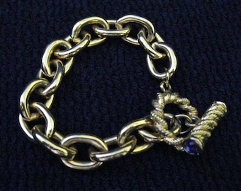 Chunky Gold Chain Bracelet