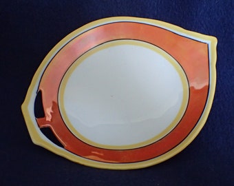 Arzberg Bavaria Lusterware Leaf Shaped Dish - Candy Bowl