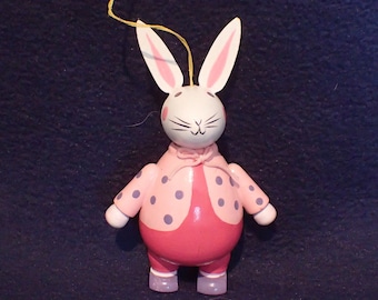 Easter Ornament- Bunny/Rabbit - Egg Shaped in a Suit