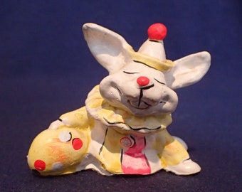 Enesco - Annette Little - Bunny Clown - Easter
