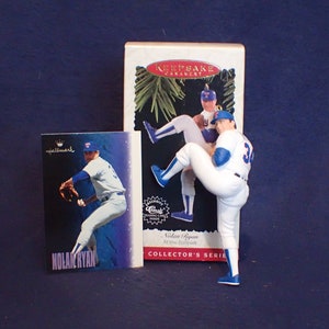Texas Rangers Nolan Ryan Hallmark Keepsake Ornament with Card