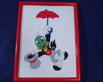 Disney Jiminy Cricket Needlepoint - Cross Stitch