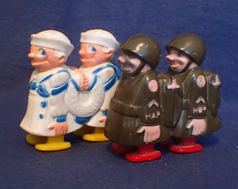 Marx Ramp Walkers - Sailors - Hap and Hop - Sold Seperately