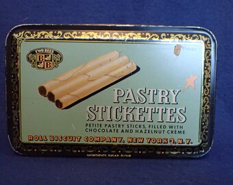 Two Bees BB Pastry Stickettes Tin - Empty