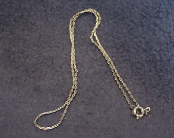 Child's Silver Chain Necklace