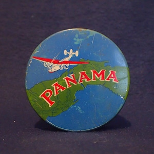 Panama Typewriter tin - Manifold Supplies Co., Brooklyn, NY. - Airplane graphics
