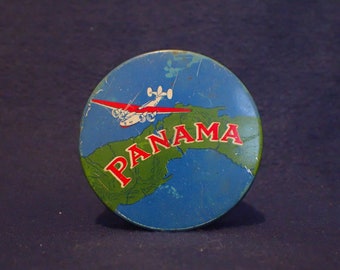Panama Typewriter tin - Manifold Supplies Co., Brooklyn, NY. - Airplane graphics