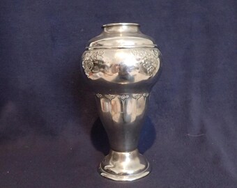 Thorvald Bindesbøll Silver Plate Art Nouveau Vase - Hallmarked