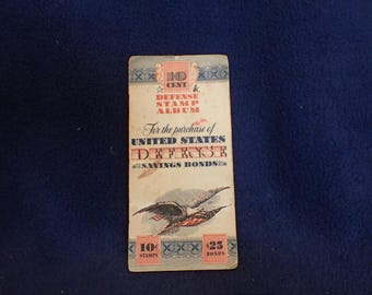 1942 United States Defense Savings Bonds Stamp Book