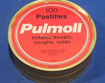 Pulmoll Pastilles Tin - France - Empty