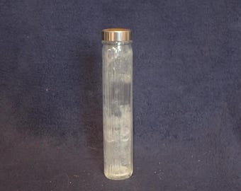 Long/Tall Vanity Bottle - Enamel Top - Toiletry Bottle