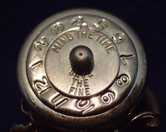 Parking Meter Keychain -  Change Holder - Mind the Time Save the Fine