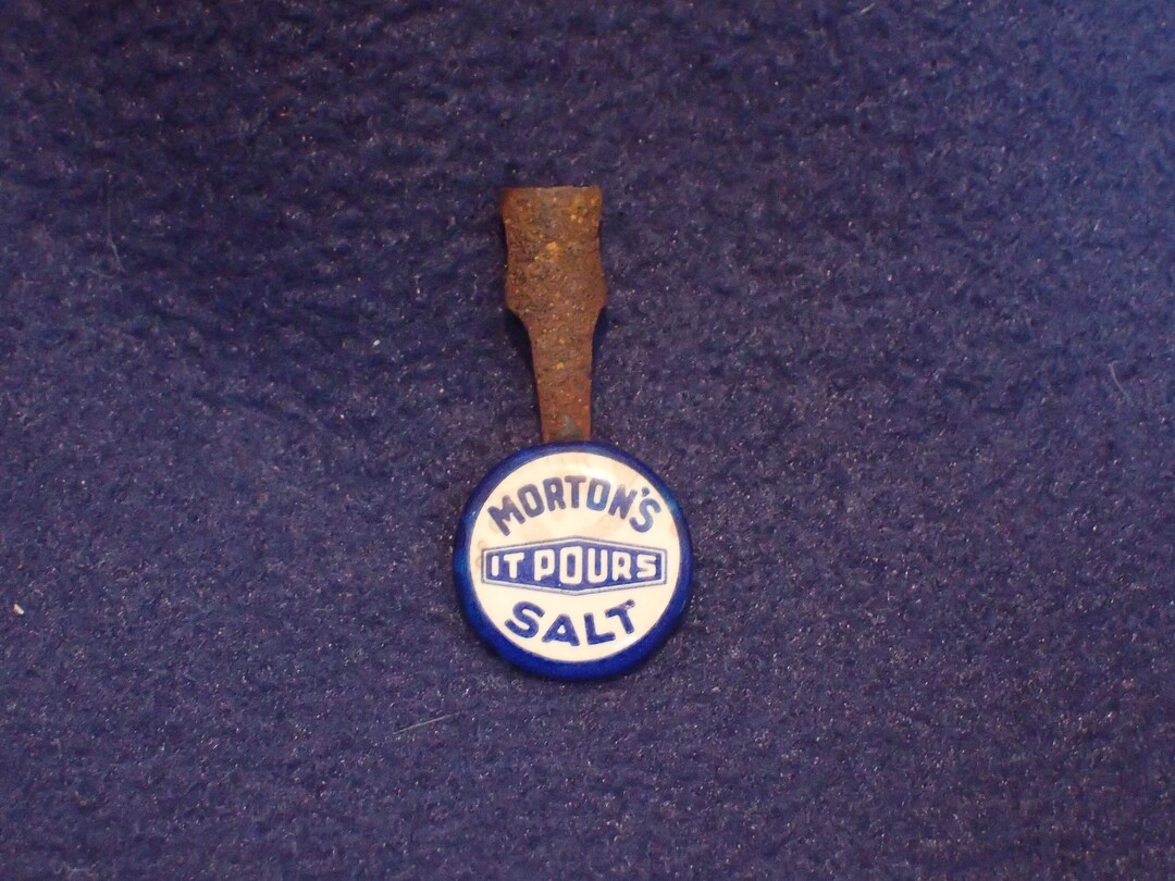 Morton Salt Advertising Button - Pen or Pencil Clip - Etsy
