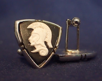 Shields Silver Cufflinks - Roman Legionnaire Centurion