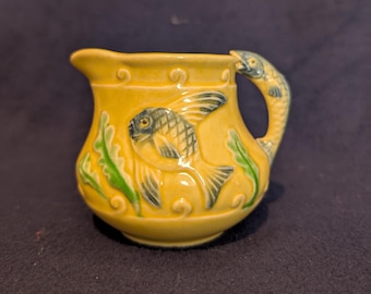 Yellow Fish Pitcher - Small - Creamer