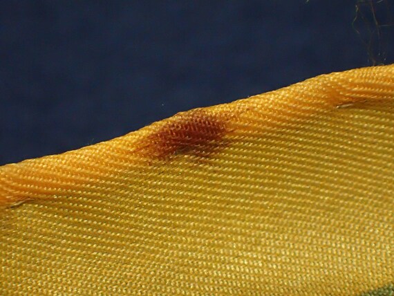 Yellow and Gray Patterned Mod Scarf - image 4