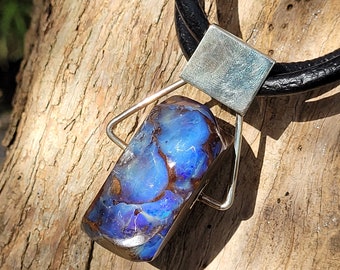 Large Boulder Opal Sculptural Pendant