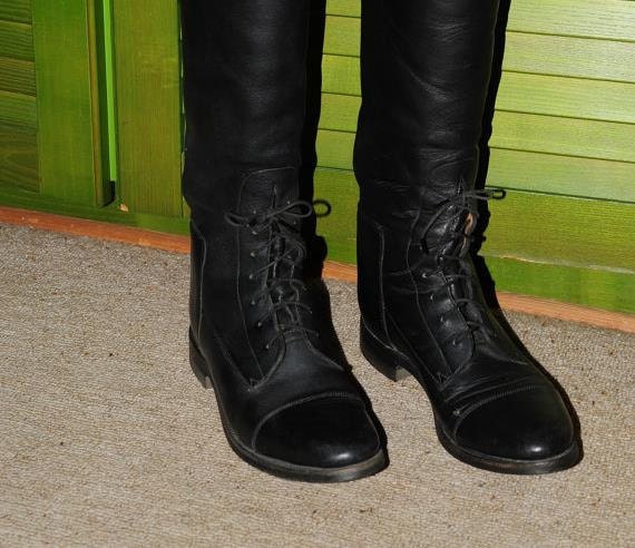 Vintage Equestrian Effingham Leather Riding Boots