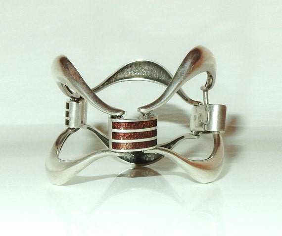 Massive Vintage Mid Century Sterling Silver - Gui… - image 1