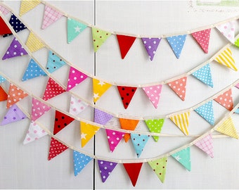 Pennant, party, children's birthday, Gartenparty.Kinderzimmer, christening, birthday, pennants, room decoration, baby room, baby, garland