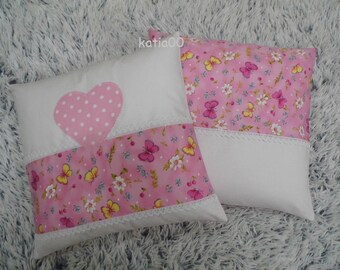 Pillowcase,2 PIECES ,handmade,hand crochet,home decor, designer,shabby chic,sewn,gift,paris,kitchen decoration