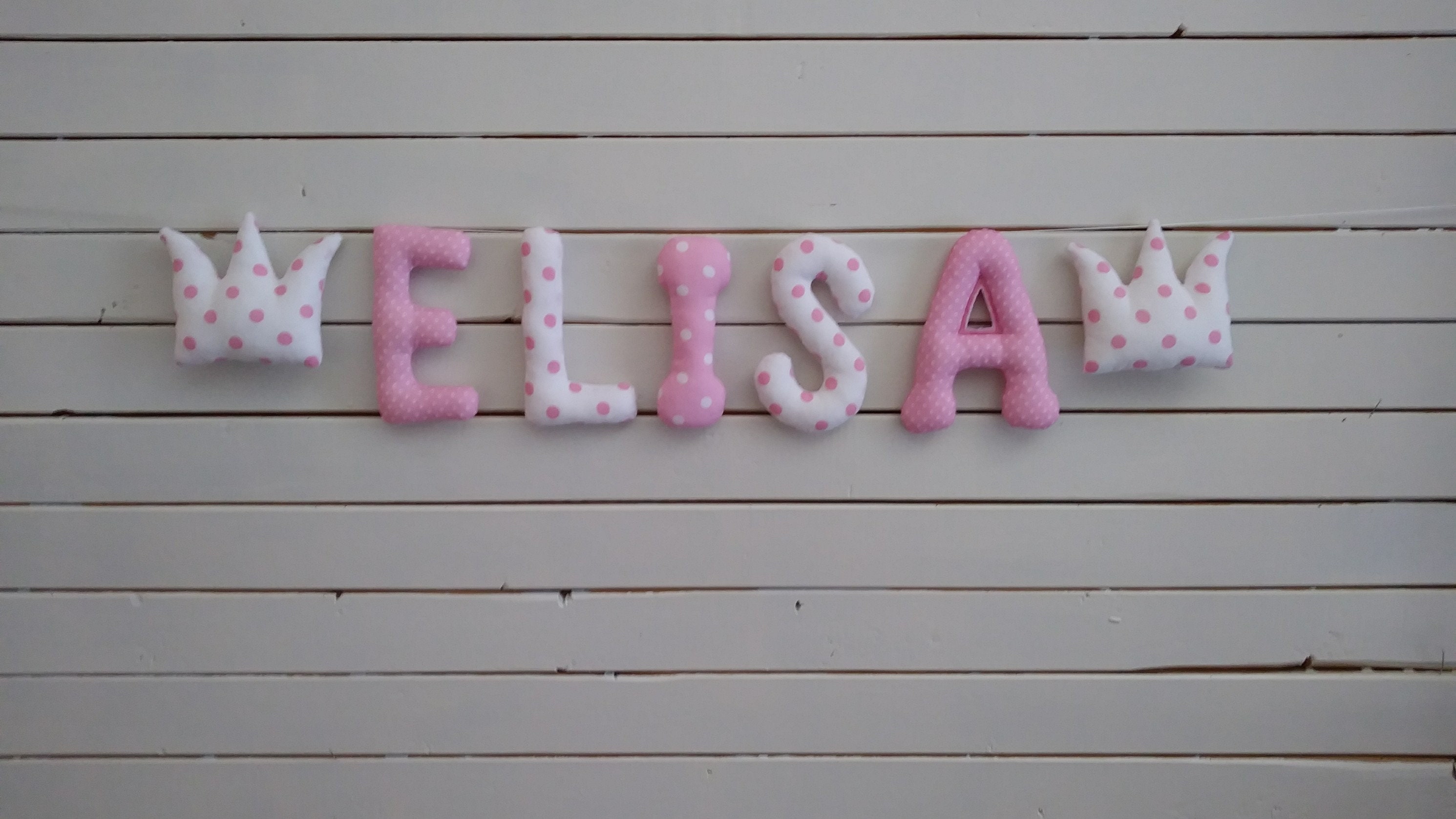 Enseille, Guirlandes de Lettres, Guinlande, Nom Banner Garçon Nom, Fille Nom, Bébé Nom, Chambre, Bap