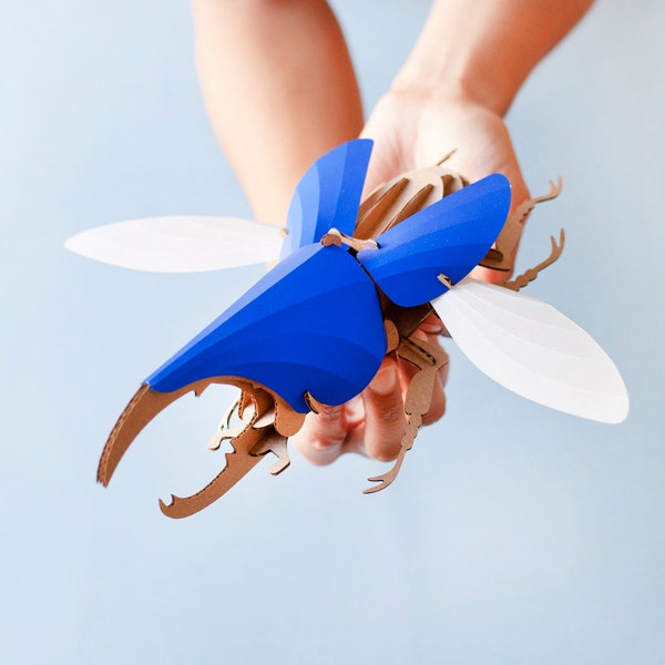 3D Paper Hercules Beetle Kit