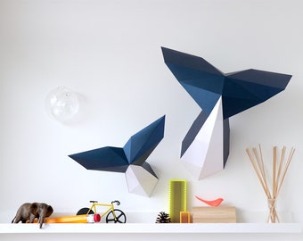 Papercraft Whale Kit