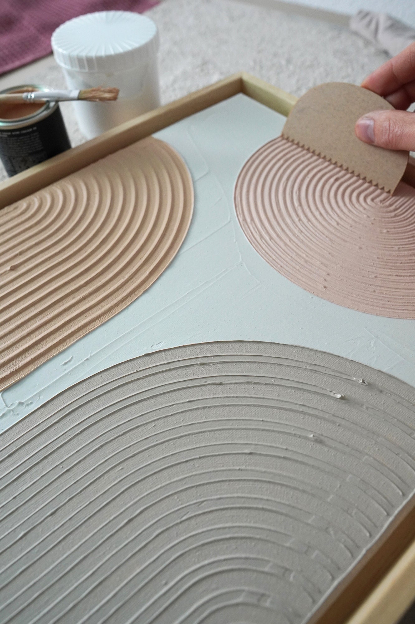 DIY Textured Canvas Toolkit Etsy