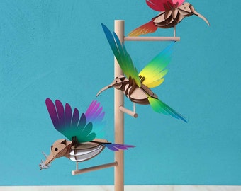 3D Mixed birds puzzle set