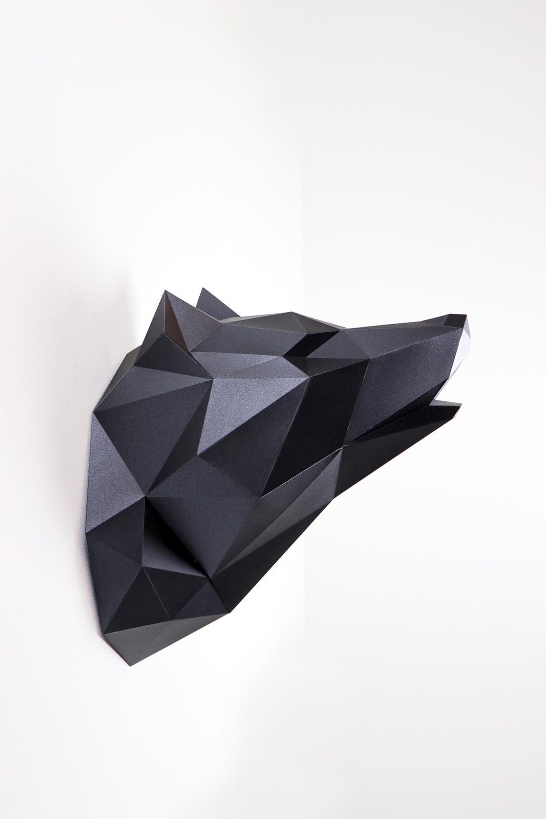 Papercraft Wolf Kit - Etsy