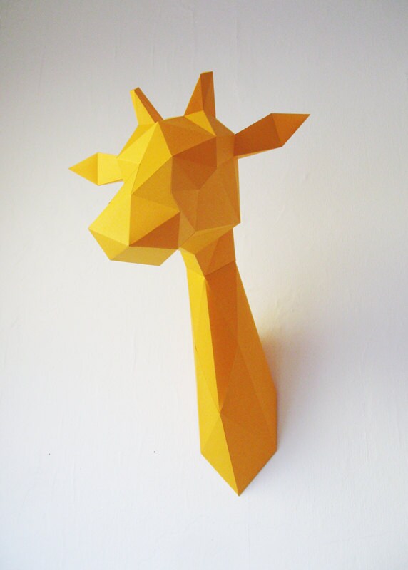 ペーパークラフト キリンキット - Etsy 日本