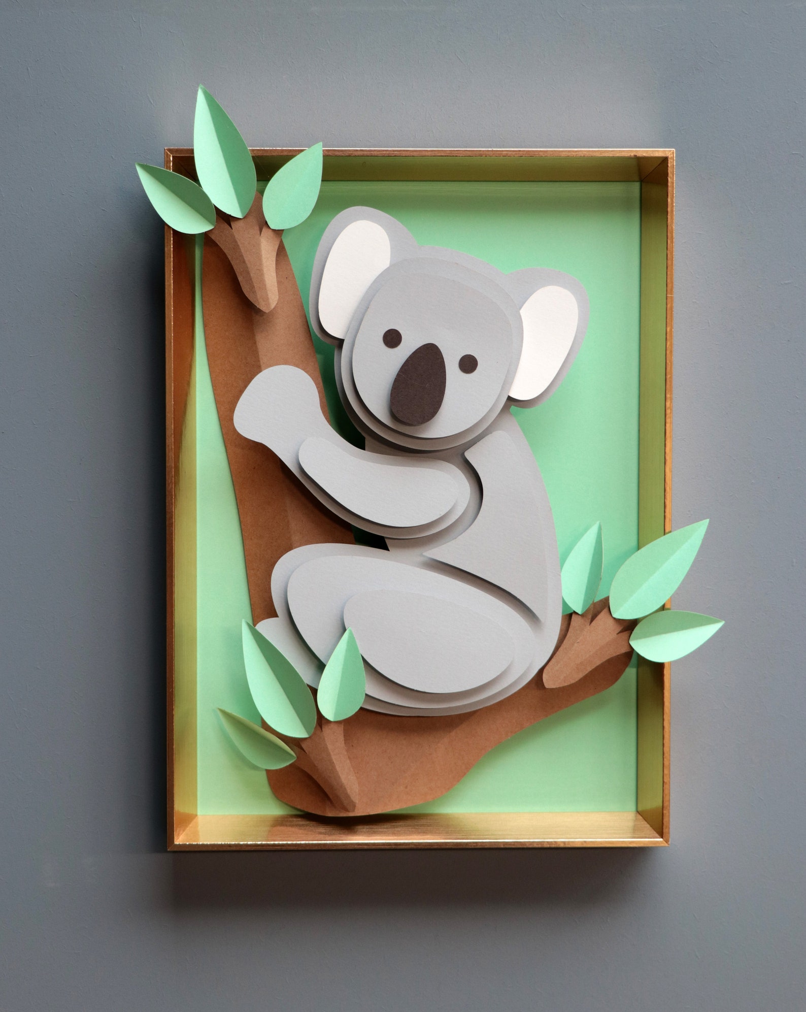 Printable 3D Paper Koala Template to Help Koala's in Need - Etsy