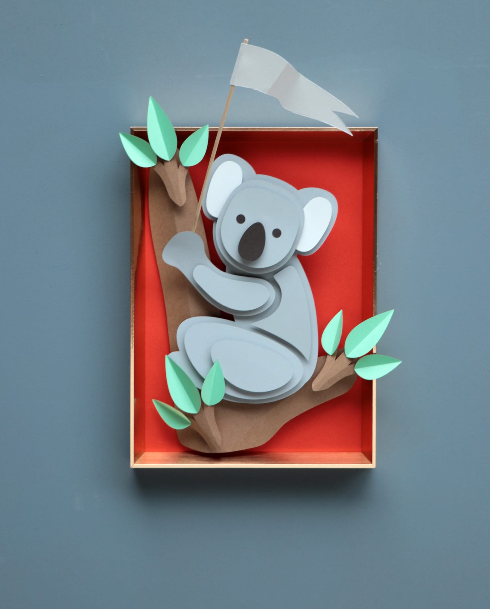 Printable 3D Paper Koala Template to Help Koala's in Need Etsy