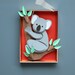Printable 3D Paper Koala Template to Help Koalas in Need - Etsy